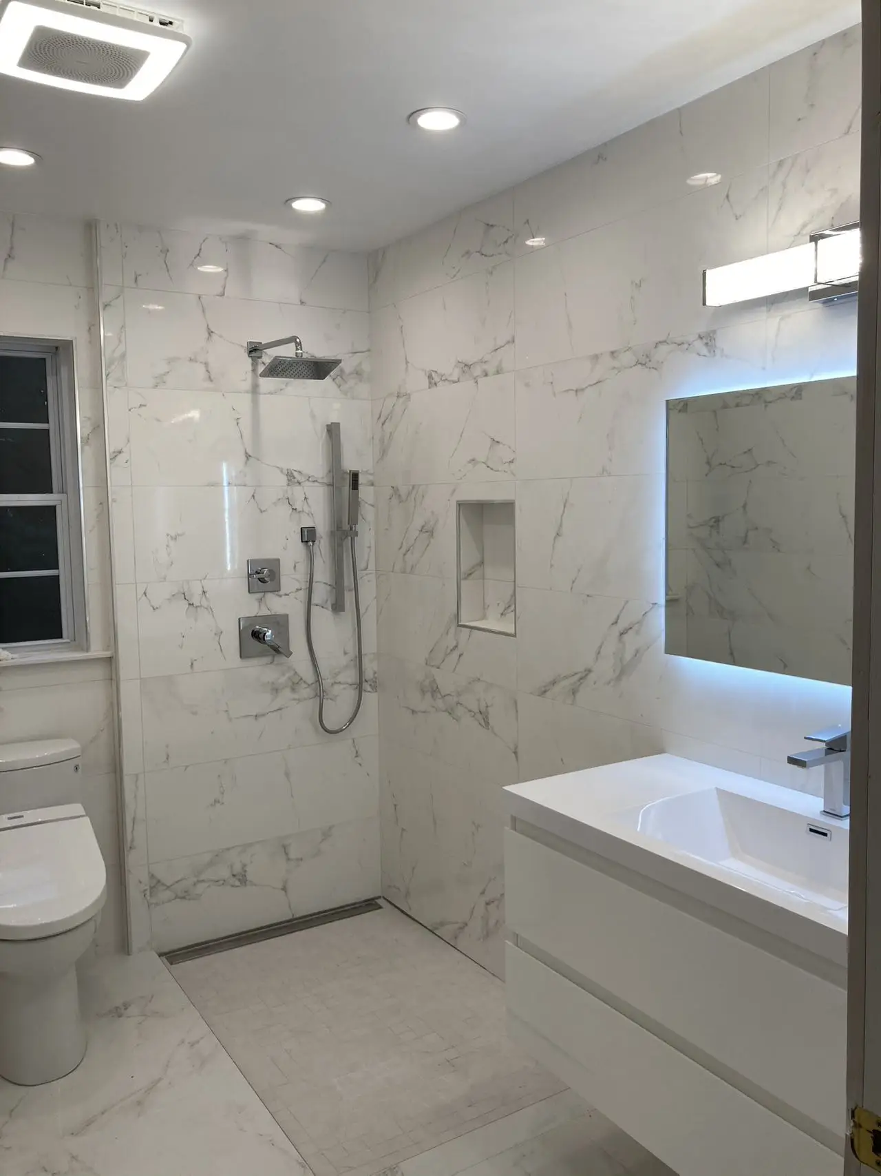 New Jersey Small Bathroom Remodel in Edison Example 10